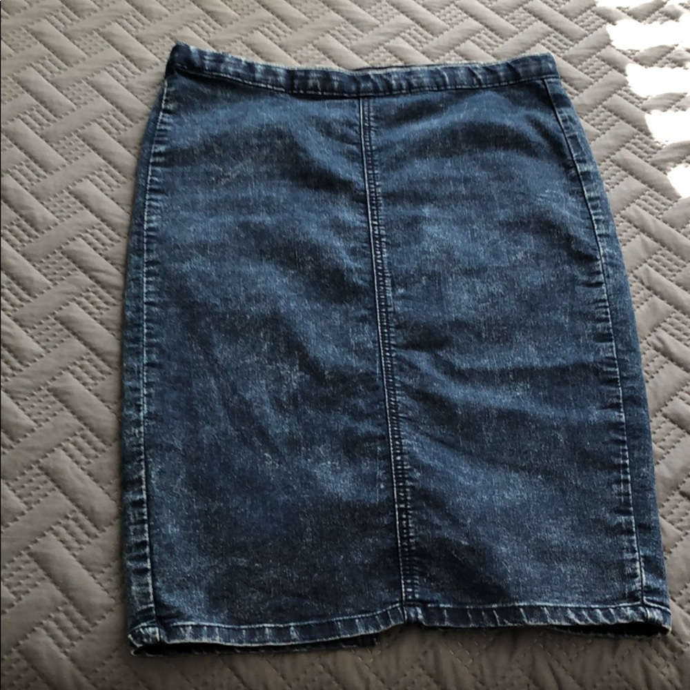 Blue jean skirt